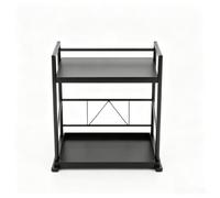 TouSuaRSi Estante ajustable para microondas con cajón extraíble, 4 niveles, 55 cm de ancho, para microondas, cafetera y tostadora, incluye 4 ganchos, color negro/blanco (blanco)