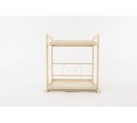 TouSuaRSi Estante ajustable para microondas con cajón extraíble de 4 niveles, 55 cm de ancho, para microondas, cafetera y tostadora, incluye 4 ganchos en negro/blanco (negro)