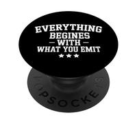 Tout commence par CE Que Tus émets PopSockets PopGrip Adhesivo