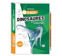 Tout dessiner en 10 minutes - Dinosaures: Plus de 75 dessins en pas à pas ultra-simples & rapides ! Avec un crayon offert