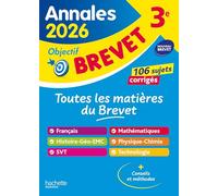 Tout-en-un 3e Annales brevet: Sujets & corrigés
