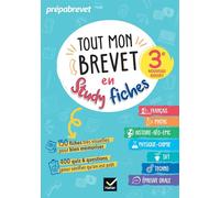 Tout mon Brevet en Study fiches 3e: fiches visuelles & quiz pour réviser son brevet facilement