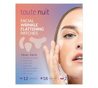 Toute Nuit Parches antiarrugas - Paquete de prueba - Cinta facial para frente, ojos y boca - Parches hipoalergénicos antiarrugas - 54 unidades, fabricado en Estados Unidos