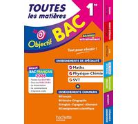 Toutes les matières 1re Spé Maths - Physique Chimie - SVT + enseignements communs