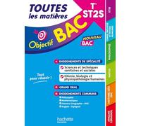 Toutes les matières Tle ST2S Spécialités Sciences et techniques sanitaires et sociales-Chimie, biologie et physiopathologie humaines