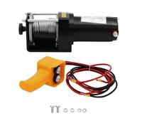 TouTToNG Cabrestante eléctrico de 3000 lbs/1360 kg de capacidad de carga del cabrestante, cabrestante ATV/UTV 12 V DC, alambre de acero longitud 6 m x Φ0.5, transmisión de engranajes 136:1