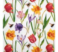 Tovagliolo 33x33 Carta Decorato Flowers In Spring