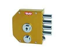 Tover 7000P, Cerradura seguridad c/resbalón cierre interior T2 c/llave dcha. esm.oro