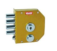 Tover 7001P, Cerradura seguridad c/resbalón cierre interior T2 c/llave izqda. esm.oro