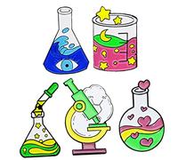 TOVINANNA 1 Juego Conjunto De Pines De Esmalte Para Broches De Equipos Científicos Joyería De Moda Para Mujeres Accesorios De Investigación Científica Para Especiales 5 Piezas