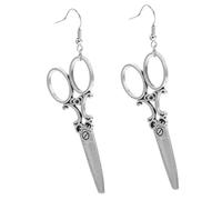 TOVINANNA 1 par Pendientes de Tijeras de Plata para Mujer Pendientes de Diseño Creativo y Divertido Accesorio de Moda Único para y Ocasiones Especiales