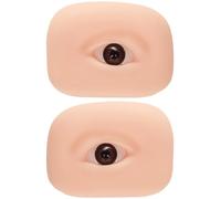 TOVINANNA 1 Par Práctica para Maquillaje de Ojos Silicona Reutilizable Entrenamiento Flexible y Duradero para Técnicas de Maquillaje
