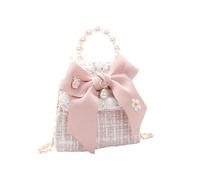 TOVINANNA 1 Pieza Bolsa Para Con Arco Bandolera Para Mujer Crossbody Bolsas De Mensajero Bolsa De Mensajero Pequeño Lindo Bolso Bandolera Minibolso De Hombro Bolso De Niña Rosa Metal