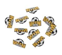 TOVINANNA 10 Broches Metálicos Copa Mundial de Fútbol 2026 para Fans, Decorativos y Prácticos, Ideales para Reuniones de Juego y Uso Diario