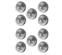 TOVINANNA 10 Embudos Pequeños de Acero Inoxidable 201 Mini Triángulo Juego de 10 Piezas para Dispensar Líquidos en Cocina Compactos y Multiusos para Transferencia de Aceite y Vinagre