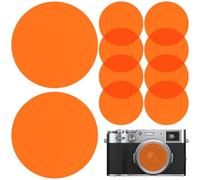 TOVINANNA 10 Filtros de Gel Pet para Lámparas Spot de Color Naranja, Ligeros y Fáciles de Transportar, Ideales para Iluminación Fotográfica y Vídeos Efecto Atardecer