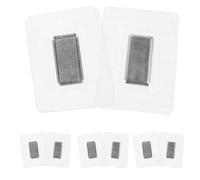 TOVINANNA 10 Piezas Botones Magnéticos a Presión, Cierres de Botón Broches de Presión para Ropa y Bolso, Plástico y Metal, Blanco, Cierre Rápido, Fácil de Llevar, para Vestuario y Colección