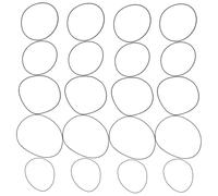 TOVINANNA 10 Piezas de Anillos de Sellado para Reloj, Juntas de Goma Impermeables para Tapa Trasera, Kit de Reparación para Relojeros