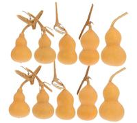 TOVINANNA 10 Piezas de Calabazas Miniatura de Material Sintético Tacto Cómodo y Tamaño Ligero para Decoración en Fiestas y Tiendas Varios Estilos