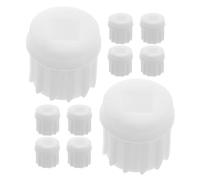 TOVINANNA 10 Piezas de Engranajes de Tornillo de 12 Dientes para Picadora de Carne, Repuestos de Polipropileno, Componentes Compatibles para Procesadores de Alimentos, Accesorios de Cocina