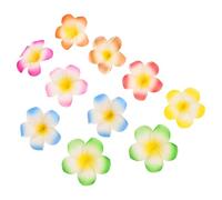 TOVINANNA 10 Piezas Pinzas Pelo Tropicales Flores Sintéticas de Eva y Metal, Clips para Bodas y Eventos Playa, Accesorios Versátiles para Mujeres Varios estilos