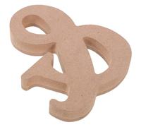 TOVINANNA 10 Piezas Recortes de Madera sin Terminar, Decoraciones de Madera, Mdf Color Caqui, Superficie Lisa, se Pueden Pintar, para Tarjetas y Recordatorios de Cumpleaños