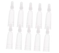 TOVINANNA 10 Puntas para Ampollas de Plástico Tpe Diseño Portátil para Protección de Dedos y Dispensación de Líquidos en Hospitales y Laboratorios