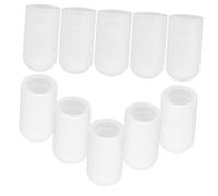 TOVINANNA 10 Tapas Protectoras de Silicona para Baquetas de Batería Set de 10 Unidades Accesorios para Silenciar Baquetas Práctica de Batería sin Ruido