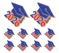 TOVINANNA 10 Unidades Pin de Graduación 2026 de Aleación Ligera y Resistente para Mochila y Sombrero, Insignia Conmemorativa Adecuada para Temporada de Graduación Escolar