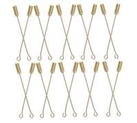 TOVINANNA 100 Piezas Pinchos Finales para Diy Accesorios de Joyería para Trajes Bufandas y Sombreros de Manualidades