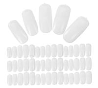 TOVINANNA 100 Piezas Puntas de Práctica para Uñas Mecánicas Flexibles Muestras para Exhibición de Color Postizas Resistentes para Esmalte y de Uñas Pack