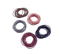 TOVINANNA 100piezas Cuerda Elástica Pelo Unidades Coletero Sin Costuras Diseño Simple Adecuado Para Diaria Fantástico