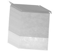 TOVINANNA 10piezas Bolsas con Cordón para Zapatos de Viaje Organizadoras de Almacenamiento de Tela No Tejida con Ventana Transparente Unidades