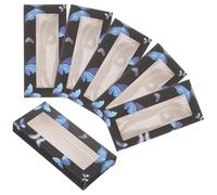 TOVINANNA 10piezas Caja Ligera Para Guardar Pestañas Postizas Unidades Con Ventana Transparente Estuche Protector