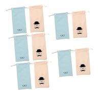 TOVINANNA 10piezas Funda Para Gafas y Ópticas Bolsa De Portátil Diseño Elegante y Práctico Almacenamiento Para Protección y Organización