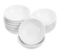TOVINANNA 12 Piezas Platos Pequeños de Cerámica Blancos, Tazones para Salsa de 2.75 Pulgadas, Recipientes para Condimentos y Aperitivos, Ideales para Hogar, Fiestas y Cocina Diaria
