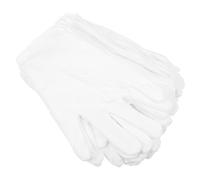 TOVINANNA 12pares Guantes De Algodón Blancos Guantes Para Inspección De Joyas Cómodas Fundas De Algodón Para Manos Para Cuidado De Artículos Delicados