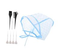 TOVINANNA 12Pcs Hair Dyeing Accessories Hair Bonnet Hats Hair Comb Highlighting Kit Highlights Hair Color Kit Highlights Caps For Hair Hairdressing Tool Kit Hair Highlighting Cap Plastic