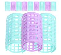 TOVINANNA 12piezas Modelador De Cabello Caracois Rizadores Manuales Herramientas De Peluquería Pelo y Corto Abs Resistente