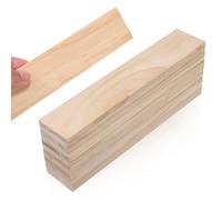 TOVINANNA 12piezas Tableros Rectangulares de Madera de Pino Natural sin Acabado Superficie Lisa para Manualidades Pintura y Proyectos DIY Pack para Decoración y Arte Creativo