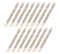 TOVINANNA 15 Piezas Rollo de Pergamino de Mezuzá Kosher Dorado para Puerta Papel Resistente, Preserva Bendiciones Judías, Decoración Elegante para Bodas y Fiestas Hebreas