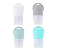 TOVINANNA 1juego Botellas De Rellenables Champú Loción y Gel De Ducha Bolsa De Transporte Prácticas y Para Exterior