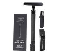 TOVINANNA 1juego Cuchilla De Afeitar Manual Clásica Maquinilla Brocha y Cuchillas Dobles Para Barba Vello Corporal y Depilación De Cejas