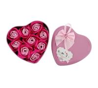 TOVINANNA 1pieza Caja De Flores De Jabón Aromáticas Forma De Para De San Valentín y Día