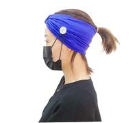TOVINANNA 1pieza Cinta Para Sujetar Banda De Cabello Para Yoga y Deporte Accesorio Para y Exterior Color Azul