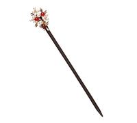 TOVINANNA 1pieza Horquilla Retro De Madera Perlas y Ágata Pasador De Estilo Antiguo Para Ceremonias y Fiestas Accesorios Elegantes Para Mujeres y Niñas
