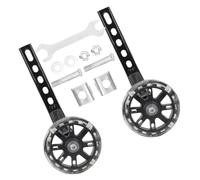 TOVINANNA 2 Estabilizadores de Bicicleta Ruedas Auxiliares Resistentes al Desgaste, Hechas de Goma y Hierro, Ideales para Entrenamiento y Balance