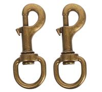 TOVINANNA 2 Ganchos de Resorte para Collar de Mascota, Aleación de Zinc, No Corrosivos, Fáciles de Poner, Accesorios para Sujetadores y Correa de Tracción