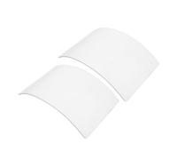 TOVINANNA 2 Lentes de Vidrio para Cascos de Arenado Protección Integral y Resistencia a Rayaduras, Accesorios para Trabajo al Aire Libre y Lijado Industrial, Paquete de 2 Unidades