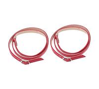 TOVINANNA 2 Pares Correas Desmontables para Tacones Altos de Cordones Antideslizantes para Zapatos de Mujer Accesorios Prácticos y Rojo para